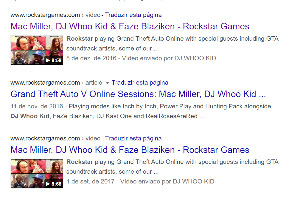 DJ  Whoo Kid é uma presença constante nas lives da Rockstar Games.