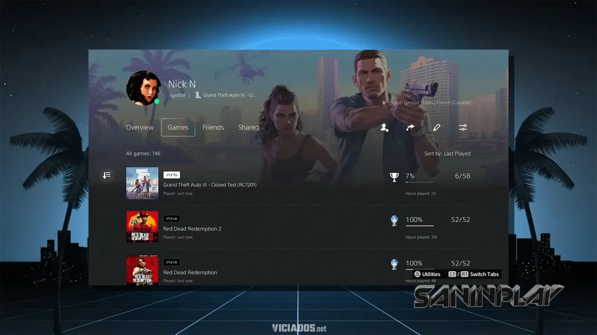 GTA 6 | Capa e troféus da PSN de Grand Theft Auto VI vazaram? Confira as imagens e detalhes
