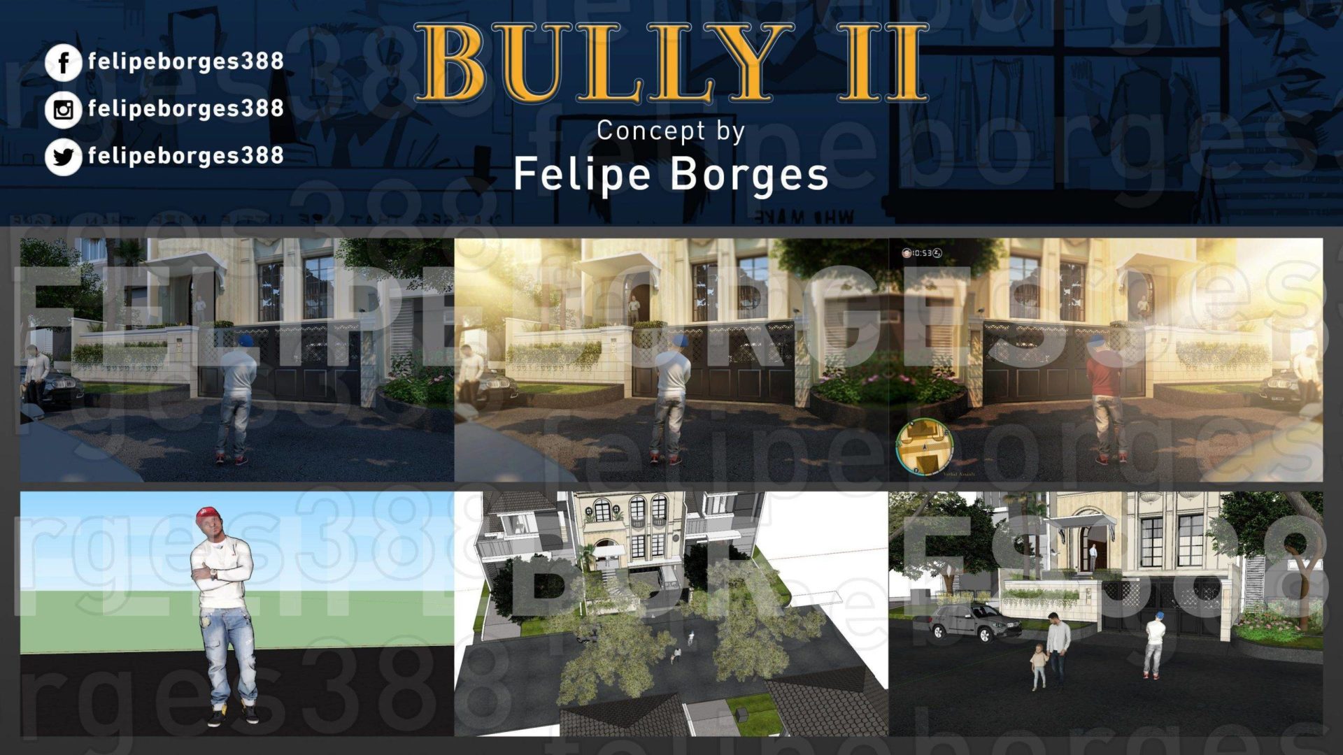 Bully 2 | Brasileiro cria conceito do jogo e acaba "trollando" fãs - Todas as imagens vazadas recentemente são falsas! 2023 Viciados