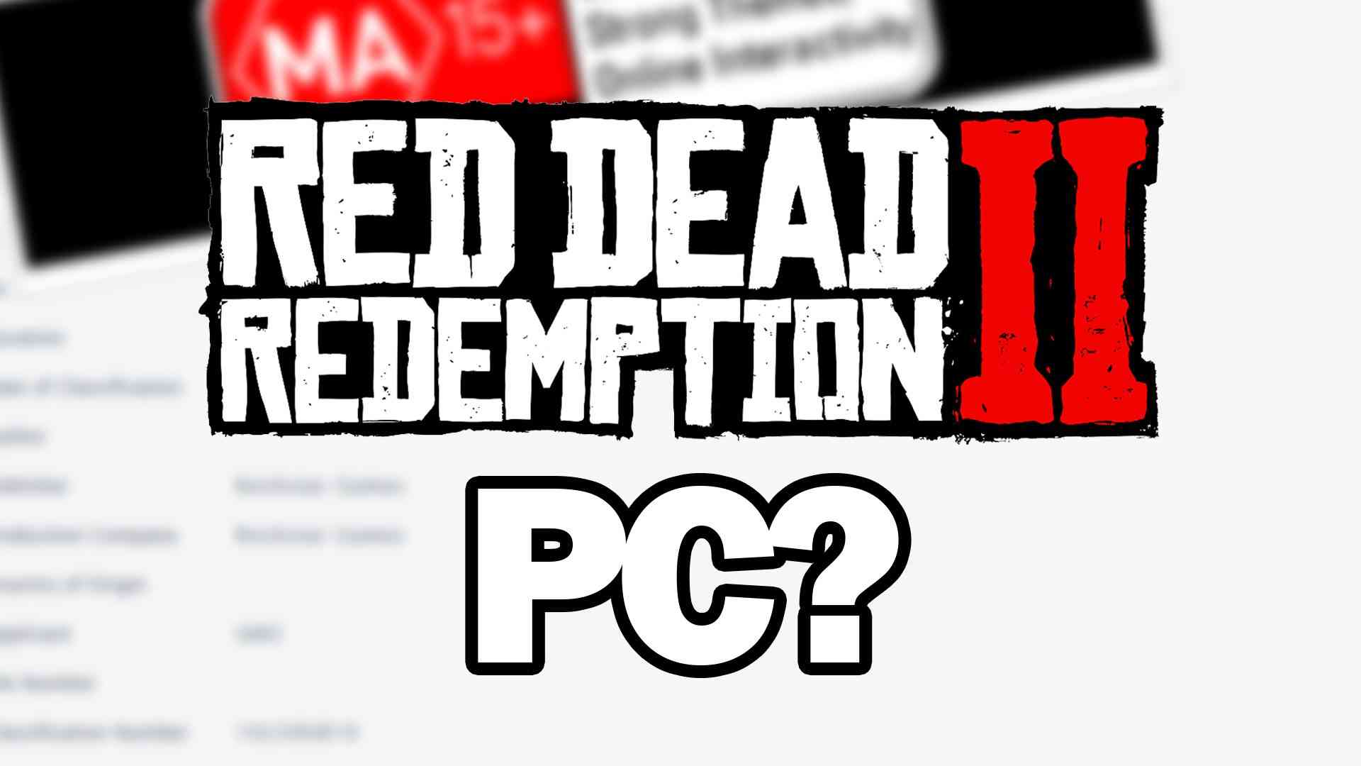 Red Dead Redemption 2 | Bomba!! Versão de PC aceita pela Austrália?! 3