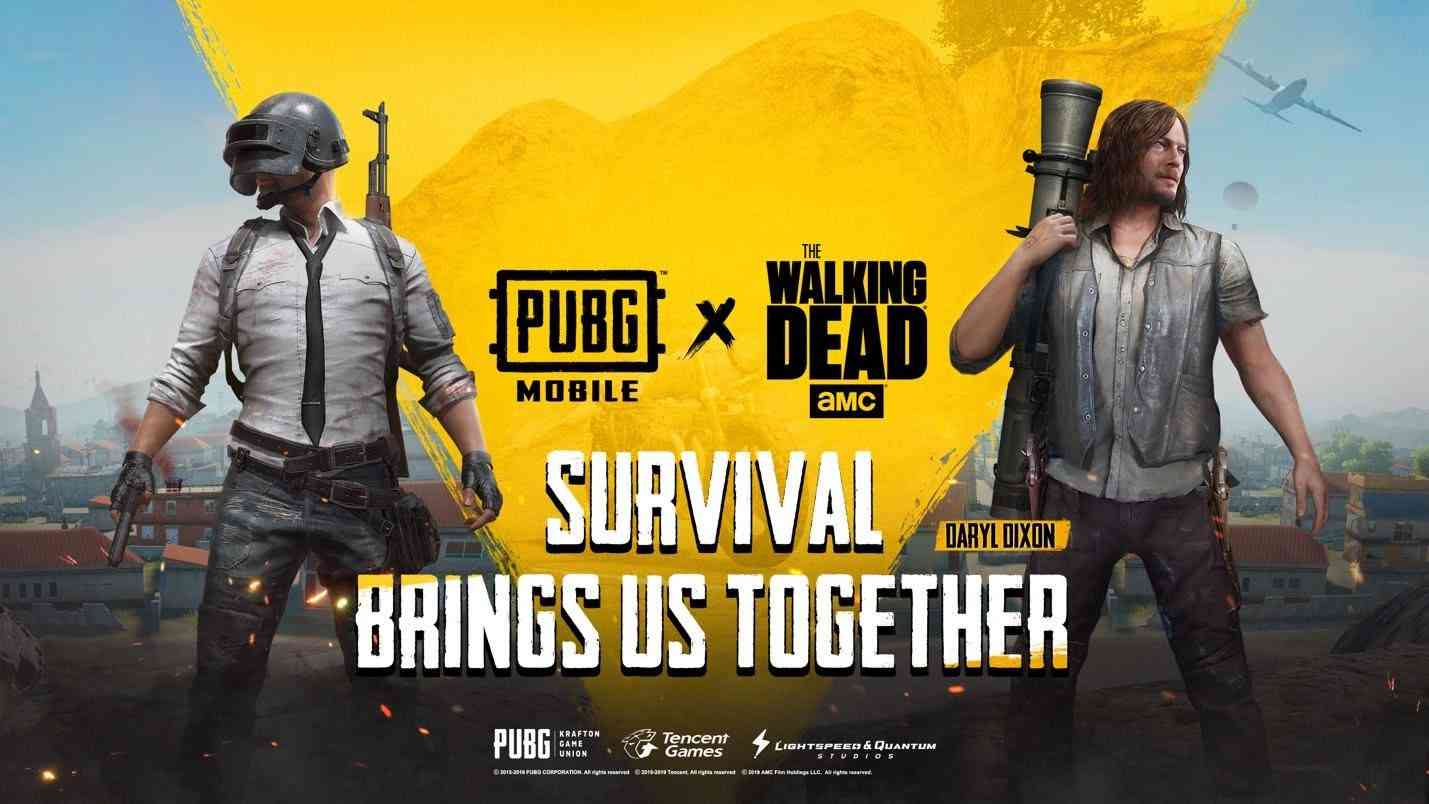 PUBG MOBILE | anunciada parceria com The Walking Dead 4