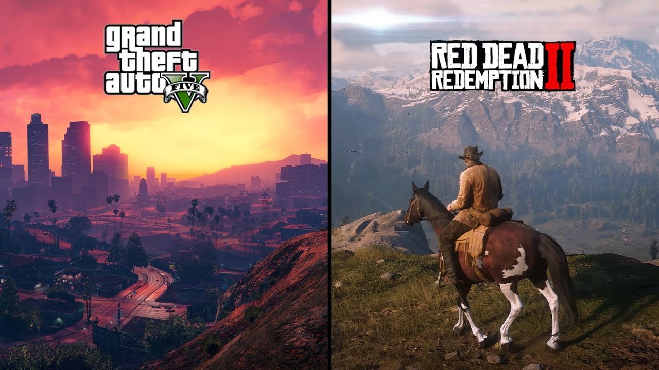 GTA V vs. Red Dead Redemption 2 | Descoberto qual mapa é maior 2023 Viciados