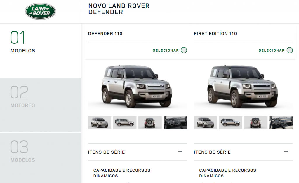 O novo Land Rover Defender pode receber atualizações remotas, assim como os modelos da Tesla. Os clientes poderão fazer download dos dados em suas casas.