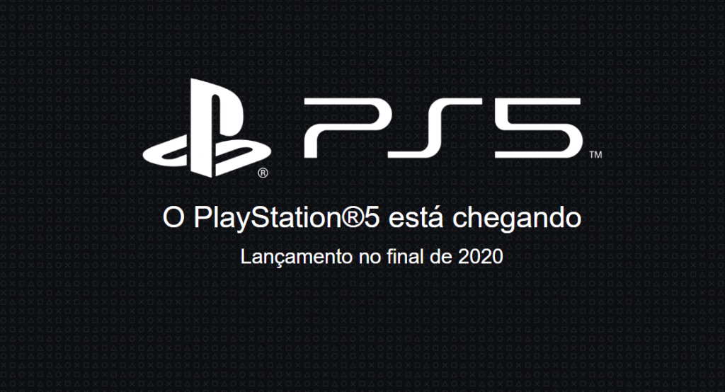 O lançamento do PlayStation 5 vai ocorrer no final de 2020.