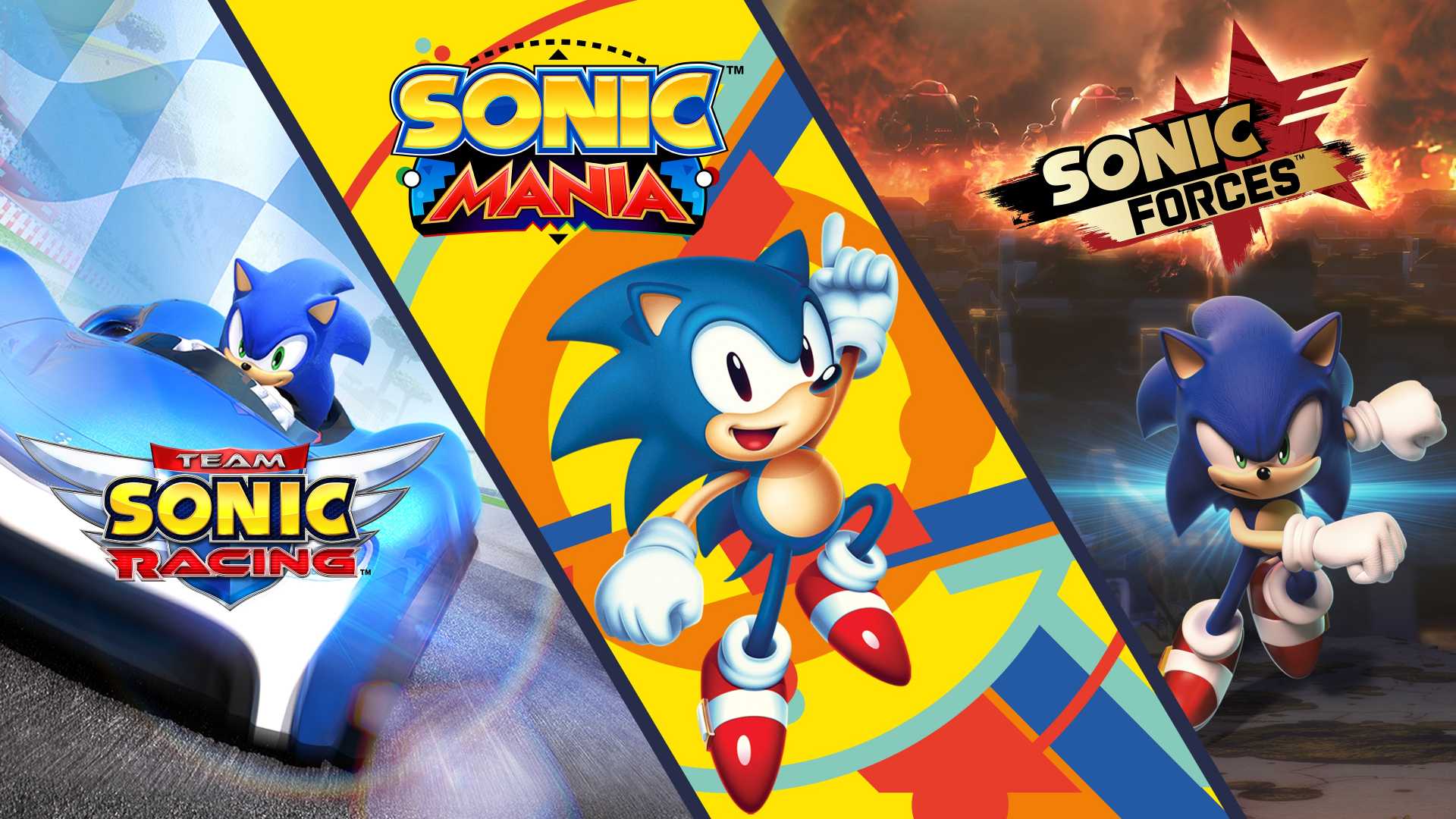 O pacote possui cerca de 19 jogos, e entre eles, temos títulos como: Sonic 3 & Knuckles, Sonic CD, Adventure 2, Generations, entre outros.