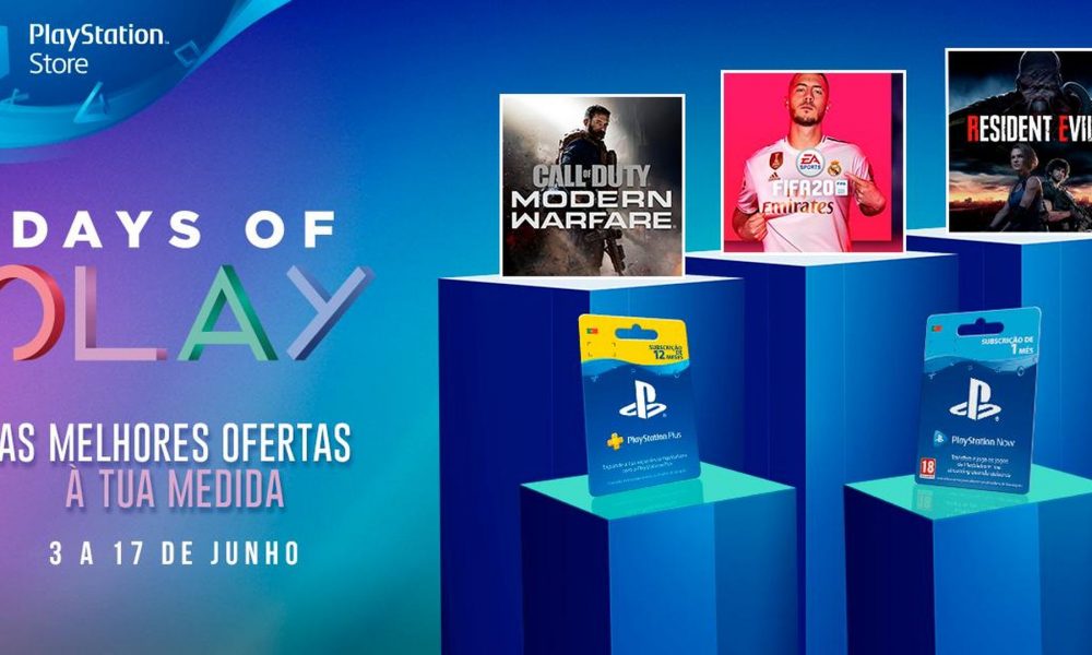 A Sony anuncia a partir de hoje a continuação da campanha Days of Play através da PlayStation Store, como novos jogos em preços incriveis.