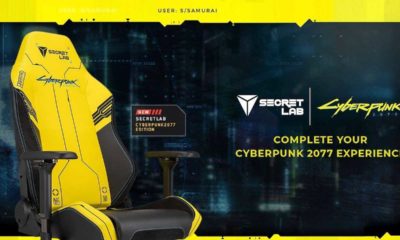 As cadeiras para jogos Cyberpunk 2077, amarelas e pretas, estão agora disponíveis em quantidades limitadas, em parceria com a Secretlab.