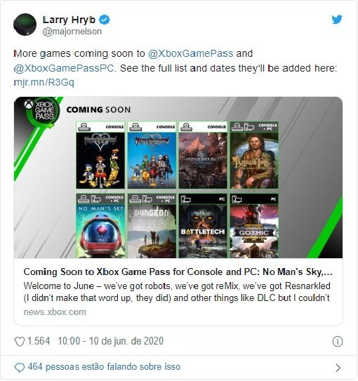 Xbox Game Pass | Jogos que chegam e saem em junho 2020! 1