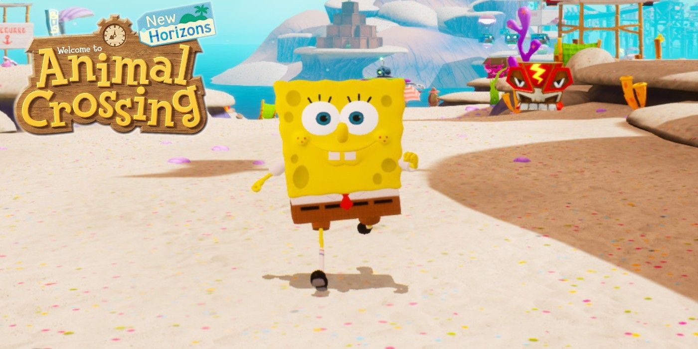 Jogador de Animal Crossing: New Horizons está compartilhando sua divertida e não muito detalhada recreação do Bairro de Bob Esponja no Reddit.