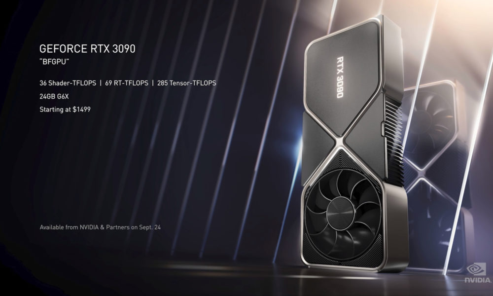 A Nvidia acabou de anunciar a nova geração de placas de vídeo que vão chegar ao mercado agora em setembro junto com a poderosa RTX 3090.