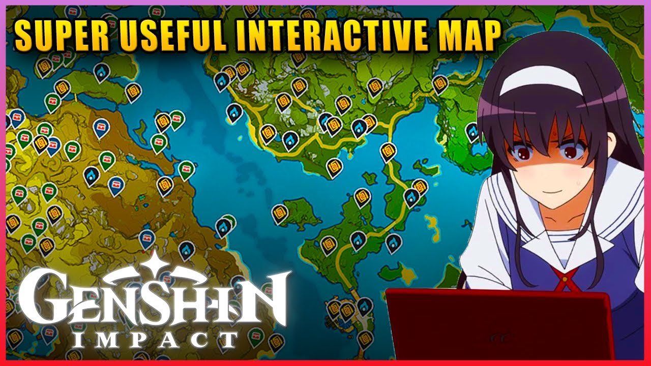um grupo de jogadores resolveu criar um mapa interativo, onde a comunidade contribui com a localização de todos os itens de Genshin Impact.