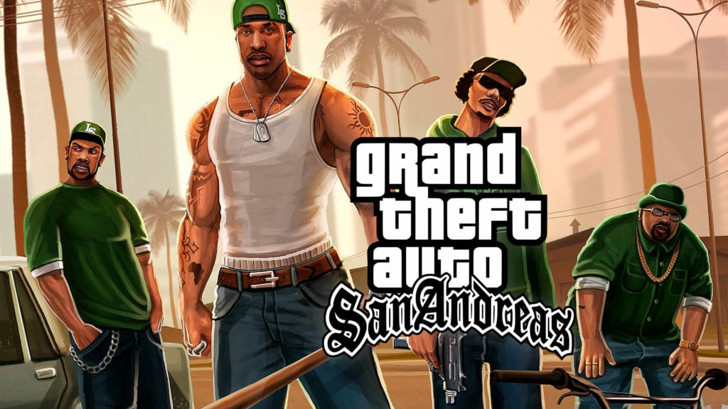 GTA San Andreas foi lançado em outubro de 2004 para PlayStation 2.
