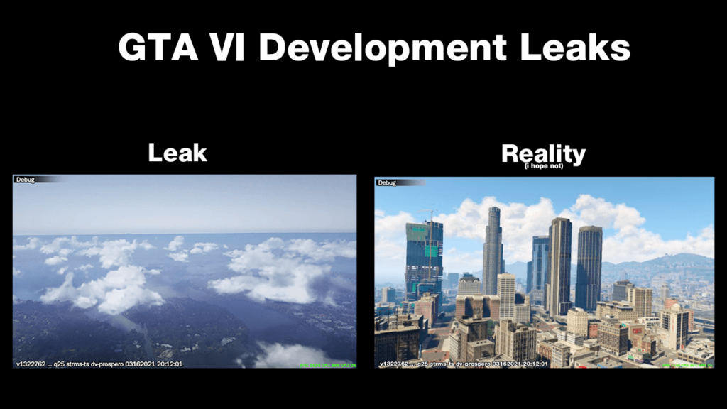 O modo de desenvolvedor de GTA 5 é muito parecido com o da suposta imagem vazada. 