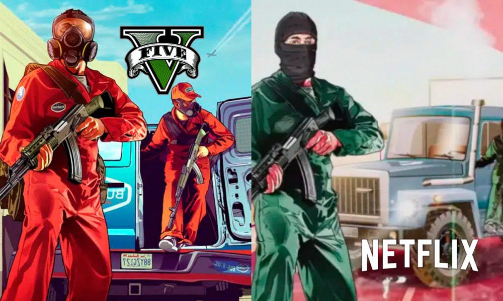 Os fãs da Rockstar Games estão acusando uma nova série da Netflix de copiar as artes de GTA Online e Grand Theft Auto 5.