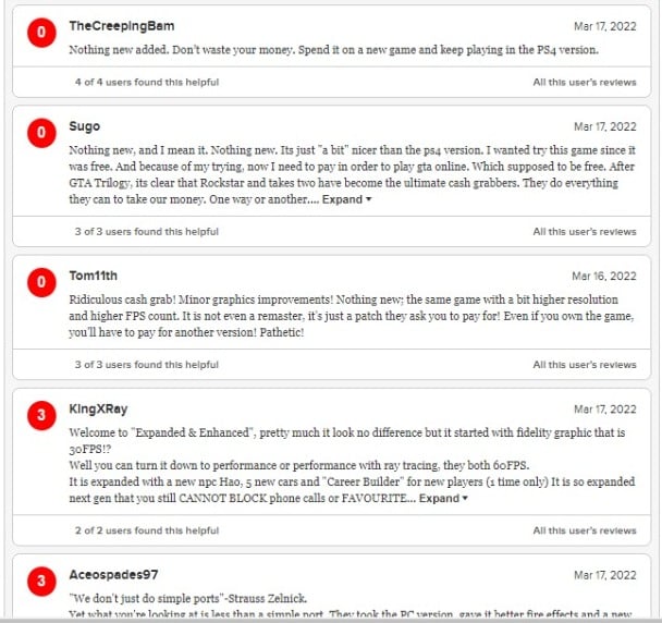 Alguns comentários sobre GTA 5 da nova geração.
