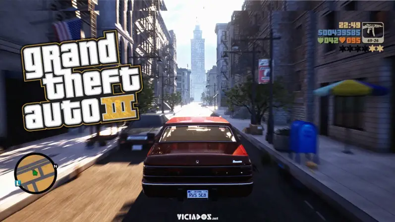 GTA 3 Unreal Engine 5 Grand Theft Auto III Rockstar Games 2022