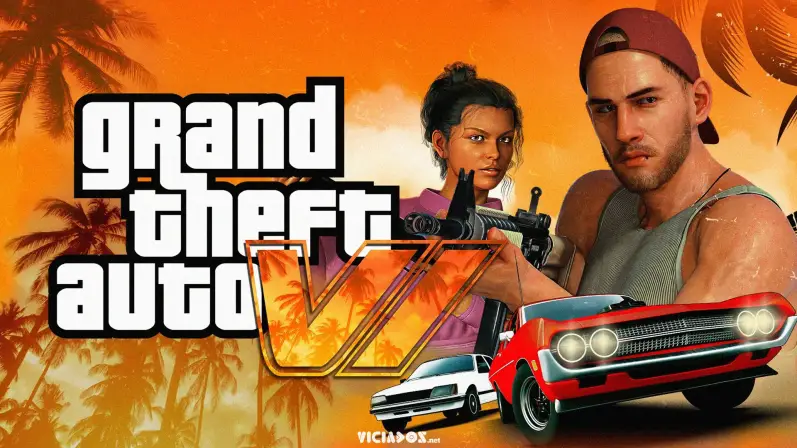 GTA 6 Oficial Artwork Jason And Lucia 2023 Rockstar Games Grand Theft Auto VI