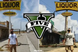 GTA 5 Grand Theft Auto V Vida Real Life Los Angeles VS Los Santos Rockstar Games 2022