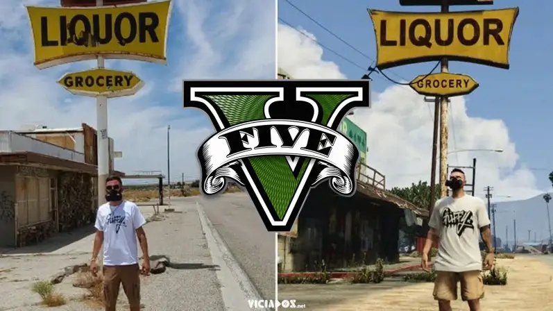 GTA 5 Grand Theft Auto V Vida Real Life Los Angeles VS Los Santos Rockstar Games 2022