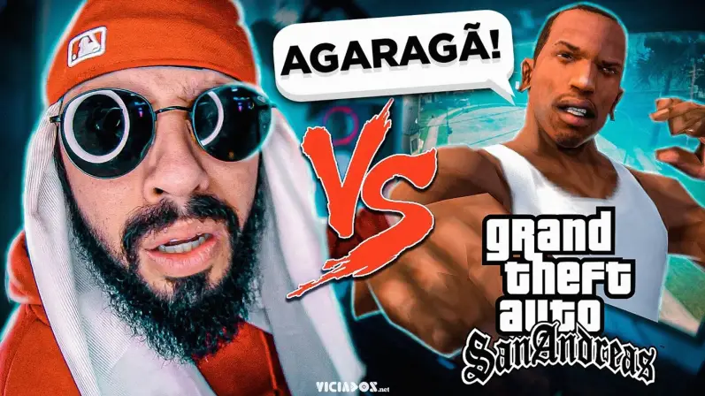 CJ GTA Vs. Mussoumano Batalha com Games Rockstar Games 2022