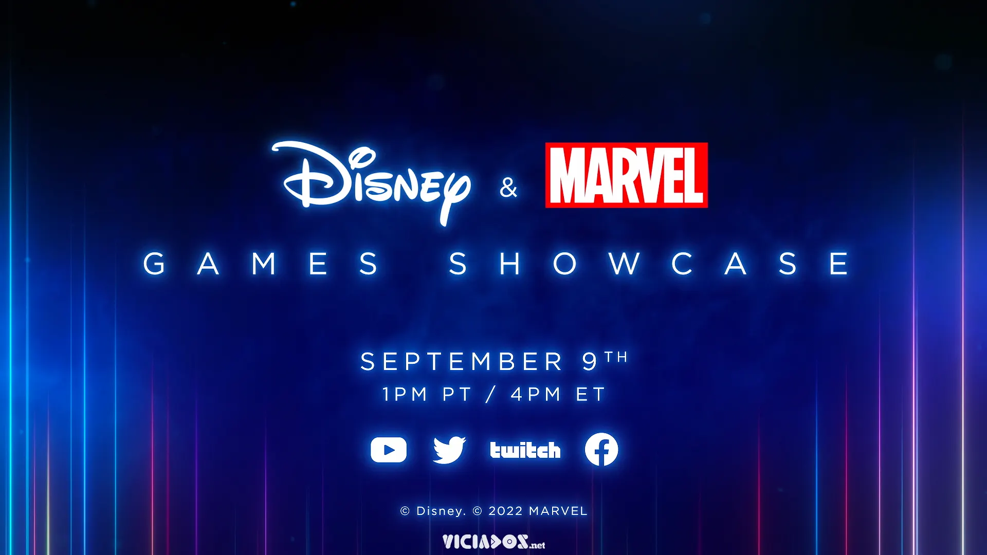 Disney e Marvel marcam evento de games para o mês de setembro 2022 Viciados