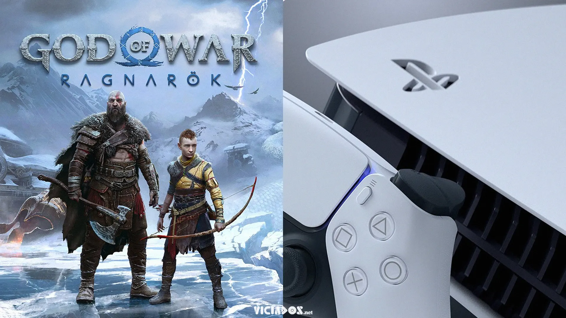 PlayStation 5 com God of War Ragnarok está com desconto de mais de 1000 reais; Veja como comprar! 2024 Portal Viciados - Aqui, Primeiro!