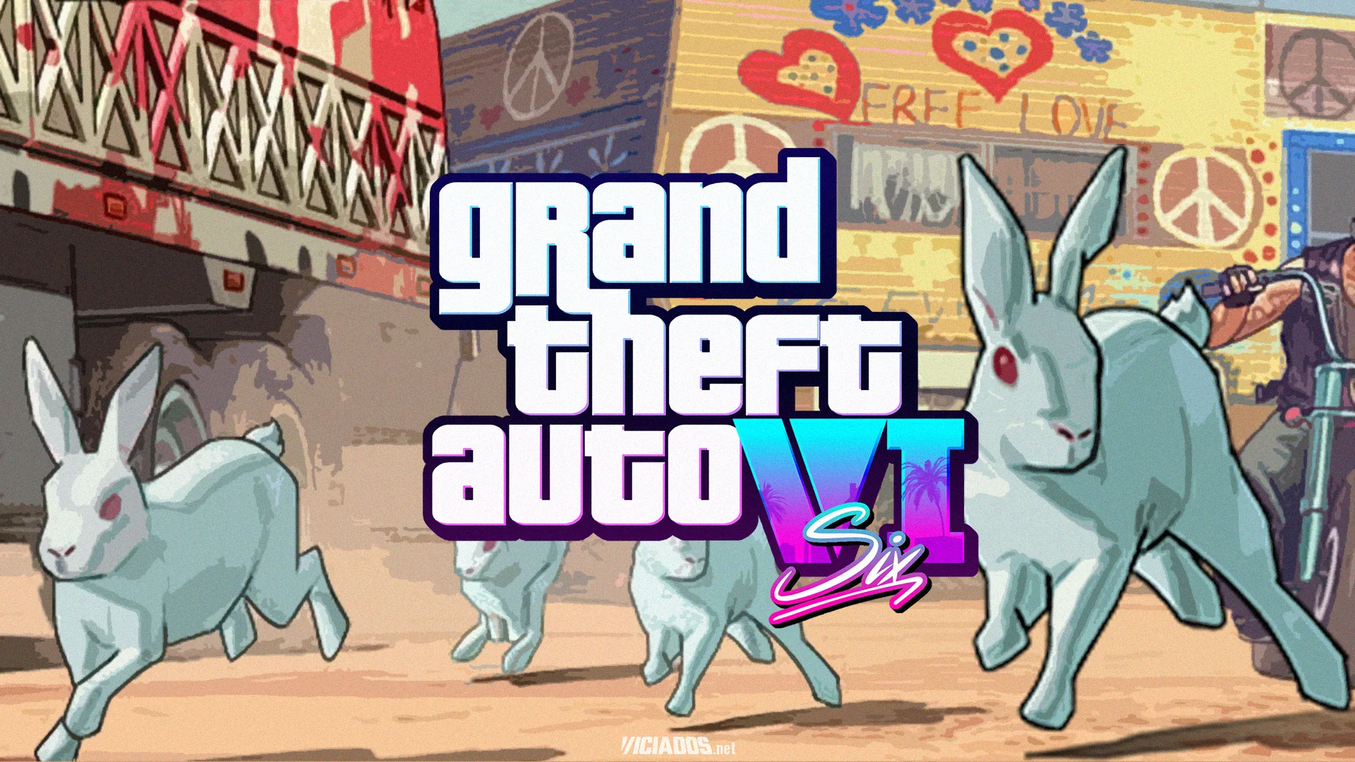 Diversas imagens de coelhos começaram a aparecer em diversas cidades da Florida, local onde GTA 6 (Grand Theft Auto VI) irá acontecer.