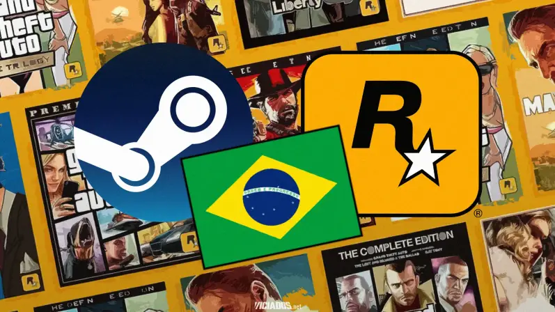 Steam | Jogo da Rockstar Games que acontece no Brasil está saindo por menos de 30 reais 11 Rockstar Games Brasil Steam 2023 Logos