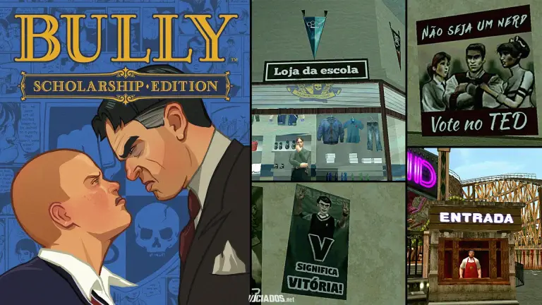 Bully Mapa Mod PT BR Portugues Brasil Rockstar Games 2023