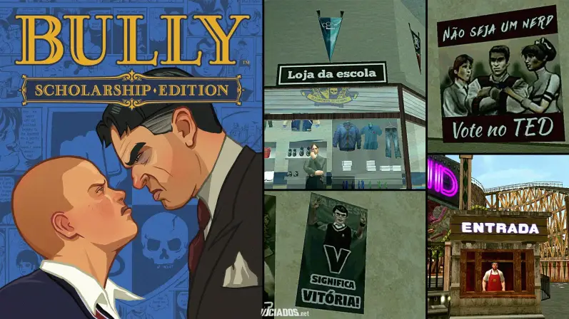 Bully | Brasileiros traduzem mundo do jogo para PT-BR; Veja as primeiras imagens! 11 Bully Mapa Mod PT BR Portugues Brasil Rockstar Games 2023