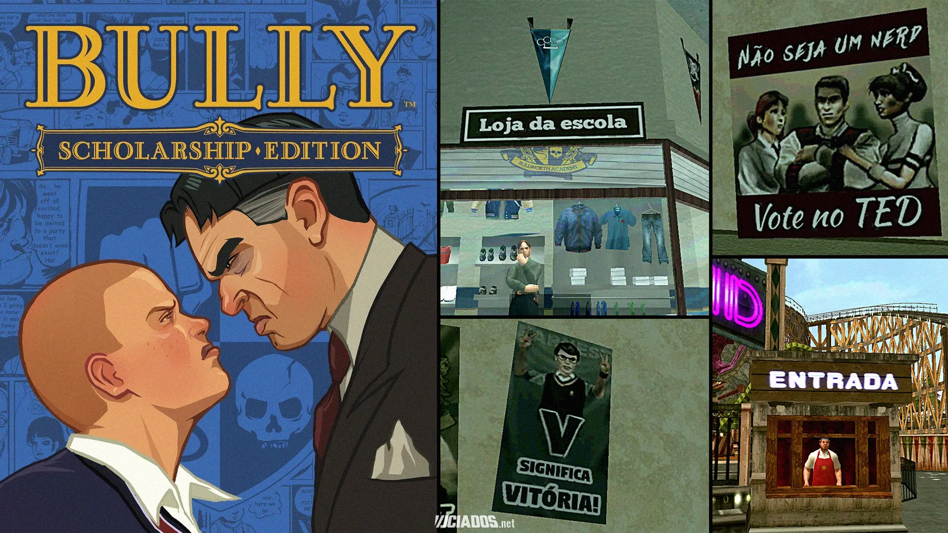 Bully | Brasileiros traduzem mundo do jogo para PT-BR; Veja as primeiras imagens! 2023 Viciados