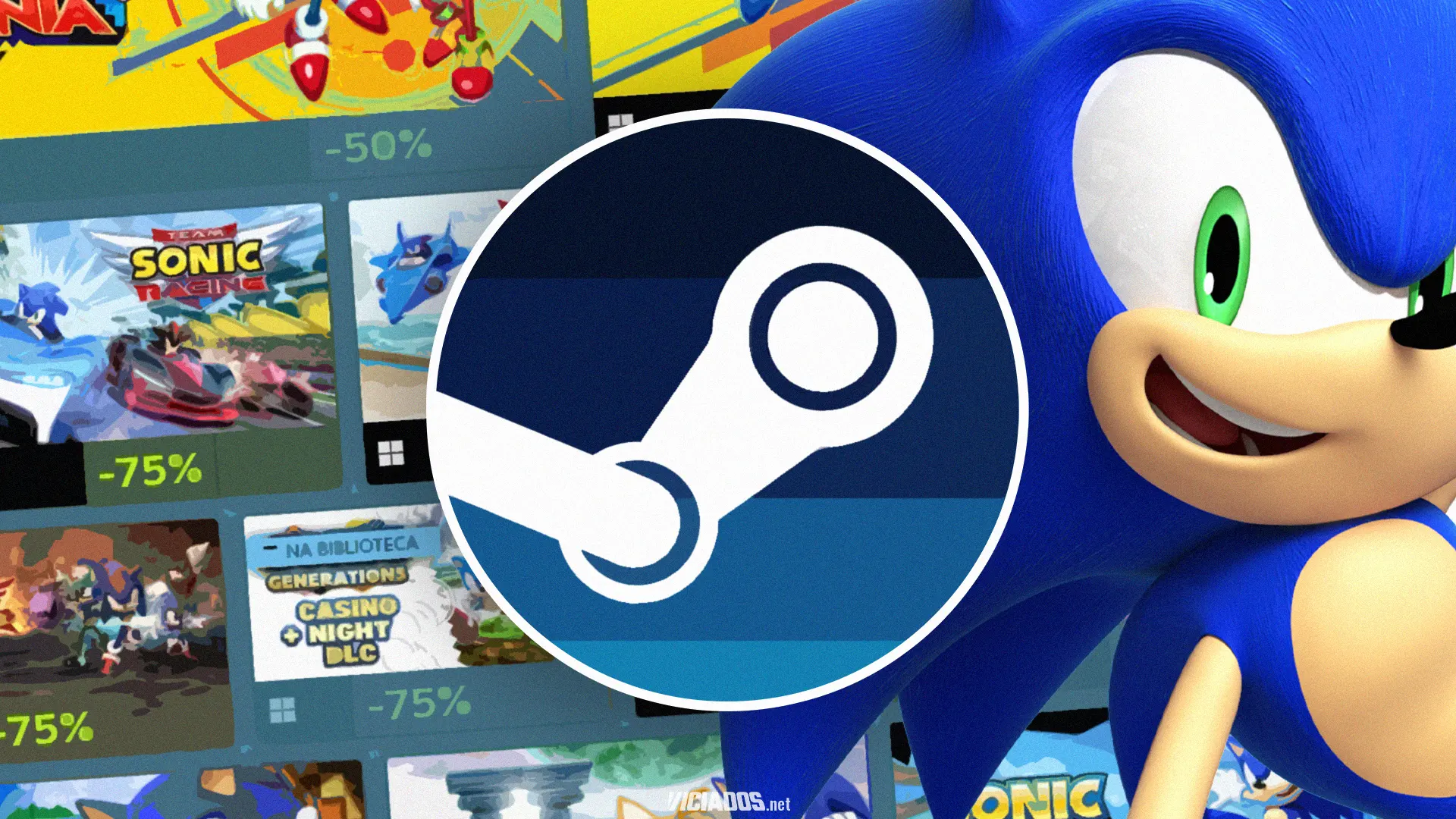Steam | Jogos do Sonic estão com ótimos preços em nova promoção 2023 Viciados