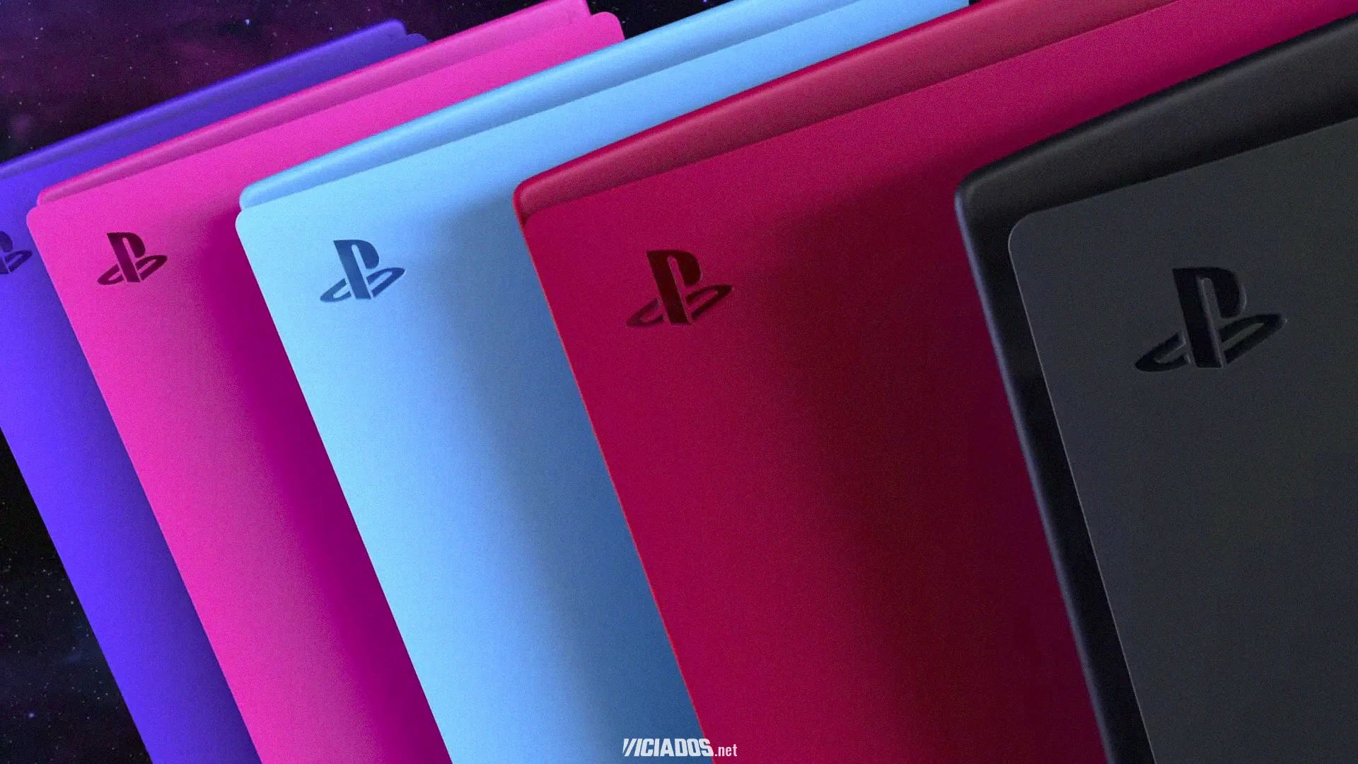 PlayStation 5 | Você pode personalizar seu PS5 com as capas coloridas com 120 reais de desconto 2023 Viciados