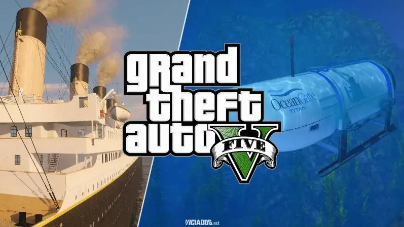 GTA 5 | Mod do submarino Titan que visita o Titanic é sucesso; Confira a gameplay 14 GTA 5 mod Grand Theft Auto V Titan Titanic Submersivel Submarino 2023