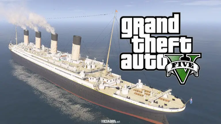 RMS Titanic GTA 5 Grand Theft Auto V Mod Rockstar Games 2023