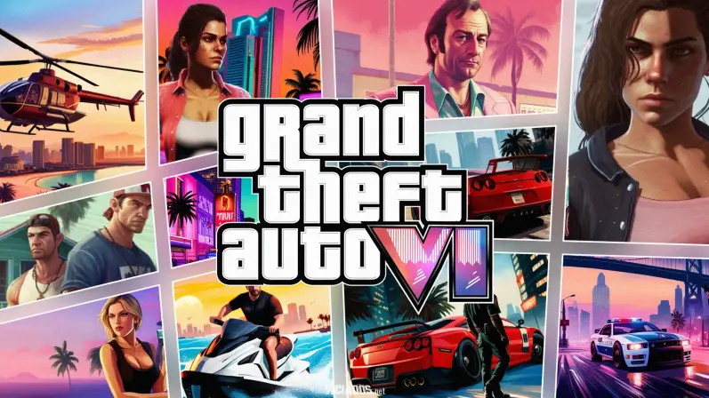 GTA 6 Rockstar Games Grand Theft Auto VI Wallpaper 2024