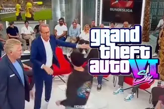 GTA 6 Bundesliga TV Invasor invade programa TV televisao Grand Theft Auto VI Rockstar Games 2023