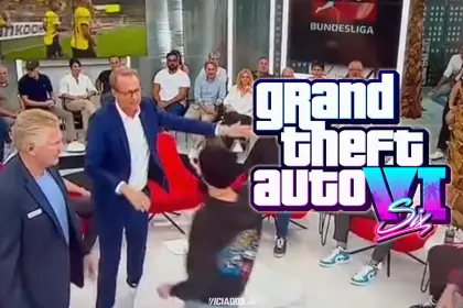 GTA 6 Bundesliga TV Invasor invade programa TV televisao Grand Theft Auto VI Rockstar Games 2023