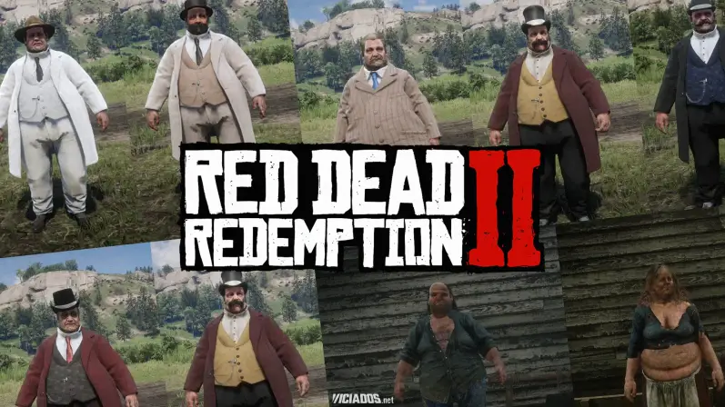 Red Dead Redemption 2 | Modder descobre que Rockstar Games removeu dezenas de NPCs obesos 14 Red Dead Redemption 2 Obebos removidos Beta alpha Rockstar Games 2018 2023