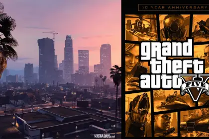 GTA 5 Grand Theft Auto V 10 anos Ten Years Los Santos Rockstar Games 2023
