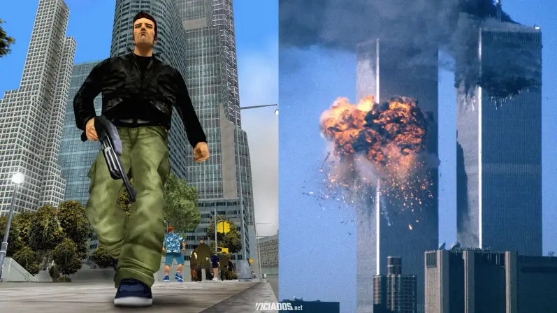 GTA 3 Grand Theft Auto III Rockstar Games 11 Setembro 2001 World Trade Center WTC New York 2023