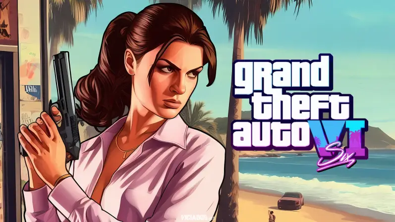 GTA 6 vazou antes da hora!?; Rockstar Games pode ter adiantado anúncio? 14 GTA 6 Grand Theft Auto VI Lucia Vice City Beach Rockstar Games 2023