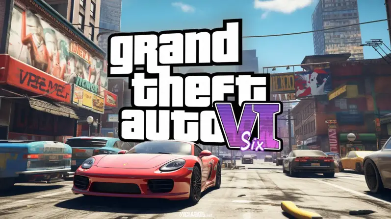 Com as cores de GTA 6; Rockstar Games atualiza a sua loja online 14 GTA 6 Grand Theft Auto VI Red Car Jason Rockstar Games Wallpaper 2024