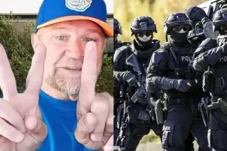 Ned Luke SWATING SWAT Police Grand Theft Auto 5 Five Six GTA VI Rockstar Games