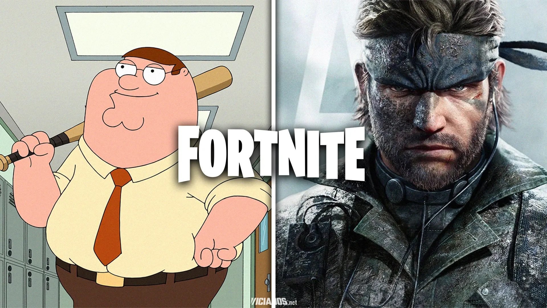 Fortnite | Nova temporada mistura Family Guy com Metal Gear Solid 2024 Portal Viciados