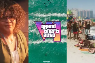 GTA 6 Grand Theft Auto VI Fisica Capilar Cabelos Oculos Agua NPCs Praia