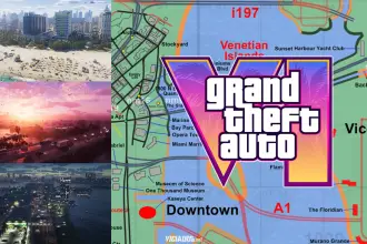 GTA 6 Grand Theft Auto VI Mapa Oficial Rockstar Games 2025