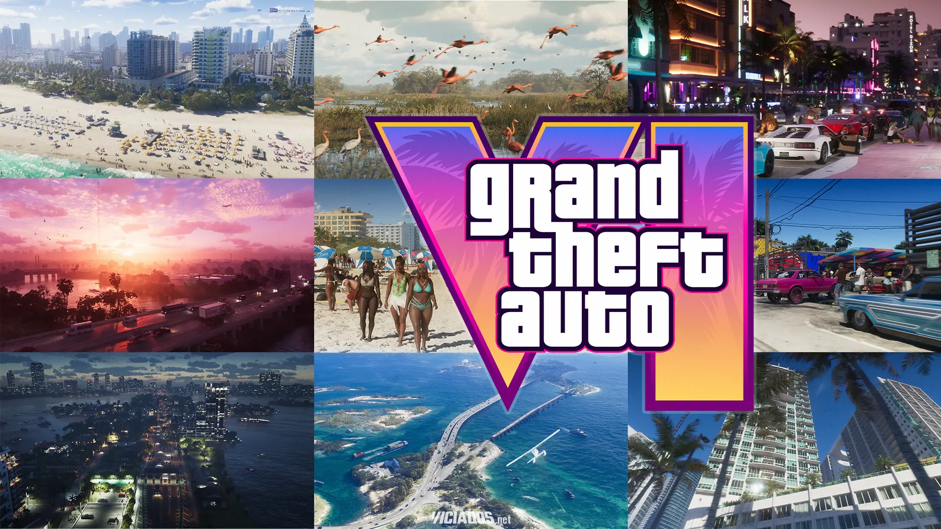 GTA 6 | Fã retira filtro rosa do Trailer 1 e resultado fica incrível 2024 Portal Viciados