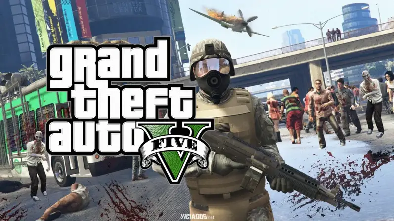 GTA 5 Grand Theft Auto V DLC Update Zombie Zumbi Rockstar Games 2024