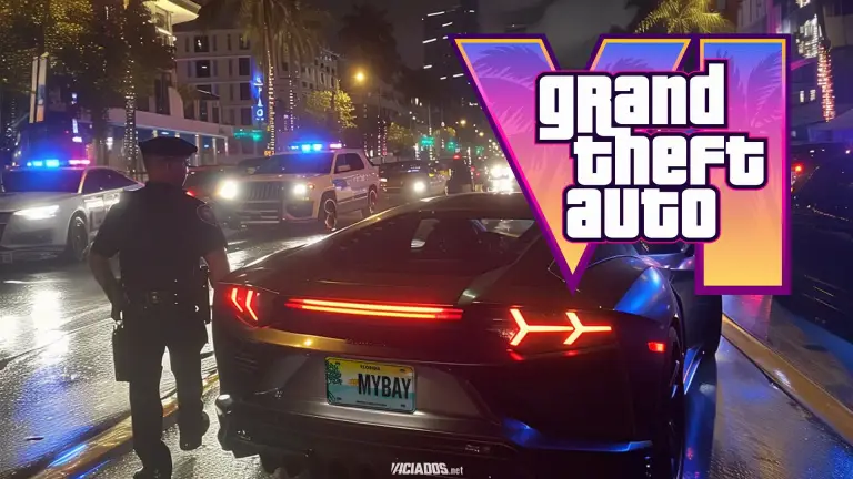 GTA 6 Grand Theft Auto VI Carros Rua Rockstar Games 2025